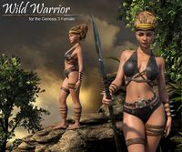 Wild Warrior for the Genesis 3 Female - Extended License