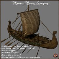 Medieval Viking Longship