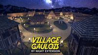 Village Gaulois - By Night Extension - for DS Iray