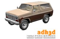 1984 Ford Bronco - Extended License