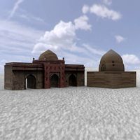 Middle East Buildings 1 (for Poser)