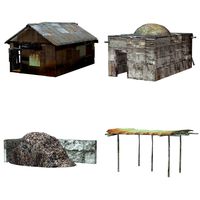 Shanty Town Buildings 1: Set 2 (for Poser) - Extended License