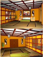 Asian-Styled Bedroom