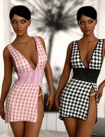 InStyle - JMR dForce Short Party Dress for G3F and G8F