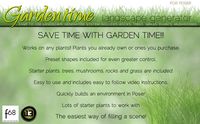 i13 f68 GARDENTIME Landscape Generator for Poser