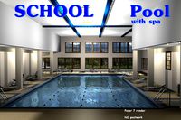 SCHOOL Pool with spa - Extended License