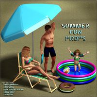 Summer fun props