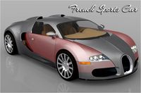 French Sports Car (Poser, 3ds, Vue, Obj)