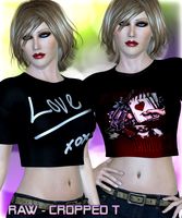 Raw - Cropped T