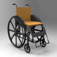 Wheelchair (for Poser and Vue)