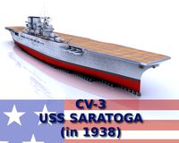 USS Saratoga (CV-3) 1938