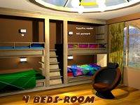 4 Beds-Room