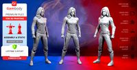 Carol Danvers 3D Printing Figurine | Assembly