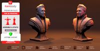 The Grandmaster Bust 3D Printing Figurine | Assembly