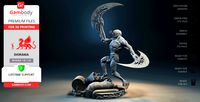 Riot Symbiote 3D Printing Figurine in Diorama | Assembly