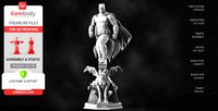 Batman - Dawn of Justice 3D Printing Figurine | Assembly