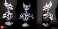 Beerus Bust 3D Printing Figurine | Assembly