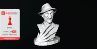Freddy Krueger Bust 3D Printing Miniature | Static