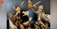 Hercules vs Hydra 3D Printing Figurines in Diorama | Assembly