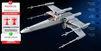 T-65B X-Wing 3D Printing Model | Assembly + Action
