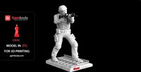 Counter-Terrorist Soldier 3D Model | Static Figure