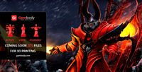 Doom Scale Model from Dota2 (Static Figure)