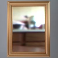 Rectangular Wall Mirror 3D Model