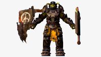 Game Character Armored Military Troll Orc Org