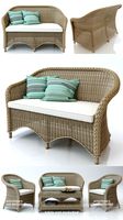 Couch rattan