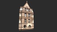 Factory Building Low Poly 3d Model_110
