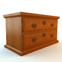 Small Drawer Chest 3D Model