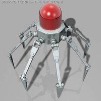 Robot virus 3D Model