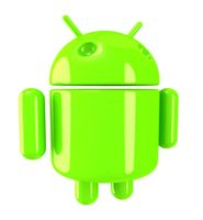 A Green Android 3D Model