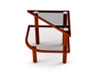 Table acrylic 3D Model