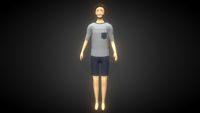 Low-poly Man Casual