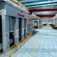 Factory Interrior Scene 3D Model