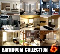 Bathrooms collection 6 3D Model