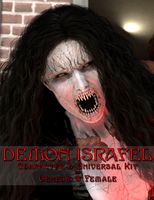 Demon Israfel Character & Universal Kit for Genesis 8 Female