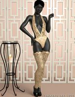 InStyle - JMR dForce Lace Neckline Teddy for G8F