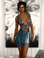 InStyle - JMR dForce Abstract Printed Dress for G8F