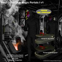 AtoZ DetailTime Magic Portal II v1 for Poser