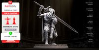 Artorias 3D Printing Figurine | Assembly