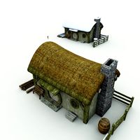Halfling Village Woodcutter for Vue