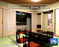 Traditional Japanese-style inn room for DazStudio