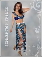 Summerjam- JMR dForce Frill Maxi Skirt Beachwear