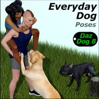 EVERYDAY DOG Poses for Daz Dog 8 in Daz Studio