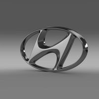 Hyundai logo 3D Model