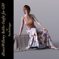 dForce Willowy BoHo Outfit for G8F