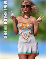 dForce Mini Beach Dress Genesis 8 Females