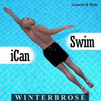 iCan SWIM Swimming Poses for Genesis 8 Male